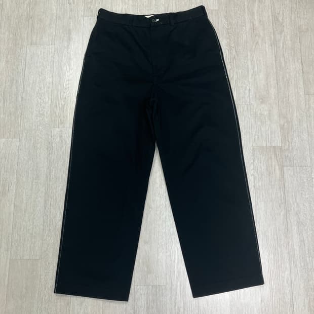 [XS] 꼼데가르송 옴므 스티치 와이드 팬츠