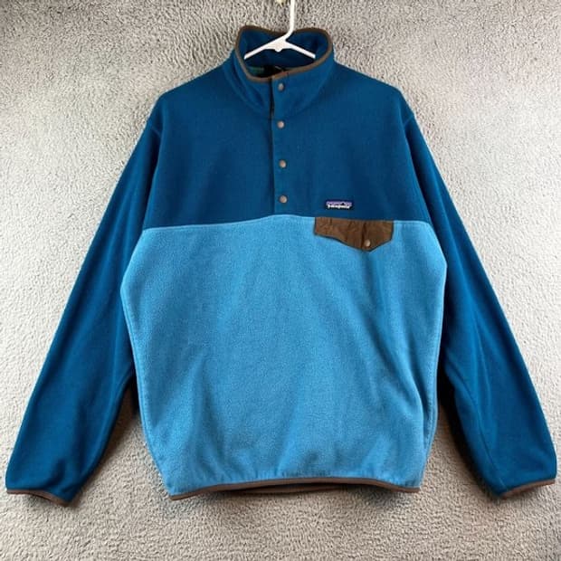 10s 파타고니아 신칠라 스냅-T 블루/브라운