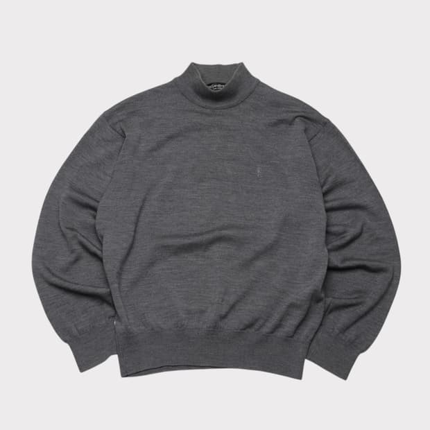 [L] YSL 입생로랑 퓨어울 모크넥 니트