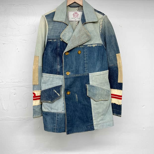 PROJECT FOCE 패치워크 데님 자켓