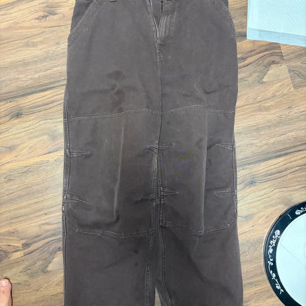 올드 스투시 work gear 데님 팬츠