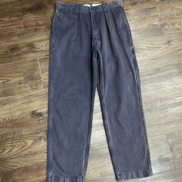 카키스 khakis 워크 팬츠 퍼플