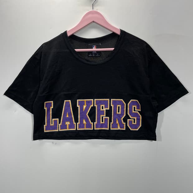 NBA 레이커스 매쉬 크롭티