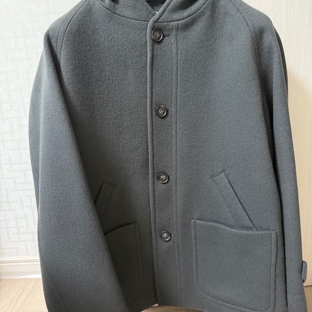 홀리선 Longgrove Wool Hood Half Coat