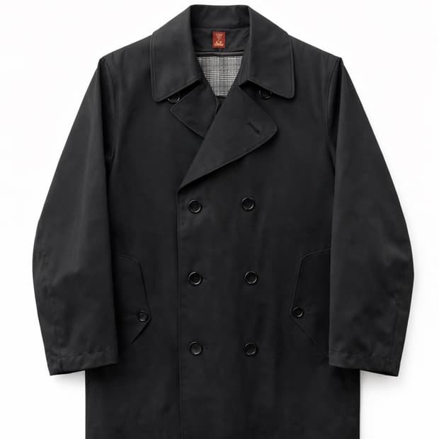 CP컴퍼니 더블코트 블랙 100