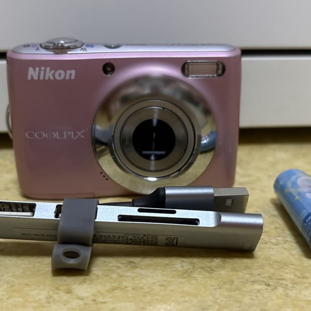 (중고) 미품 니콘 쿨픽스 L21 핑크 (nikon coolpix L21