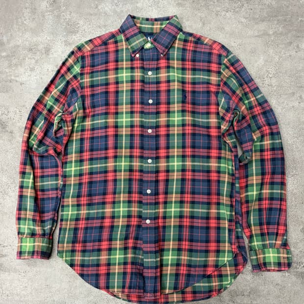 폴로 랄프로렌 헤비코튼 체크 셔츠 남방