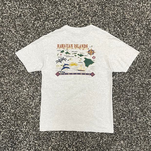 00s 트리플에이 하와이 빈티지 티셔츠 (L)