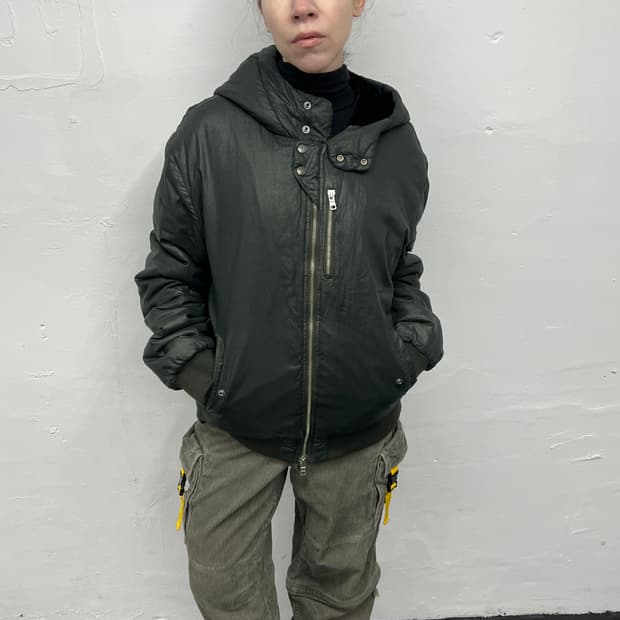 알마니 익스체인지 2-way 봄버자켓