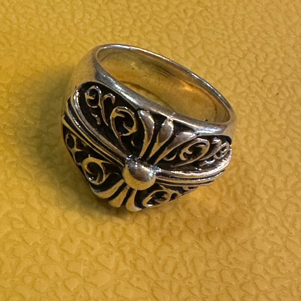 크롬하츠 클래식 오발링 st 반지