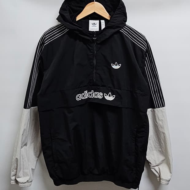 아디다스 우븐 아노락 바람막이 XL