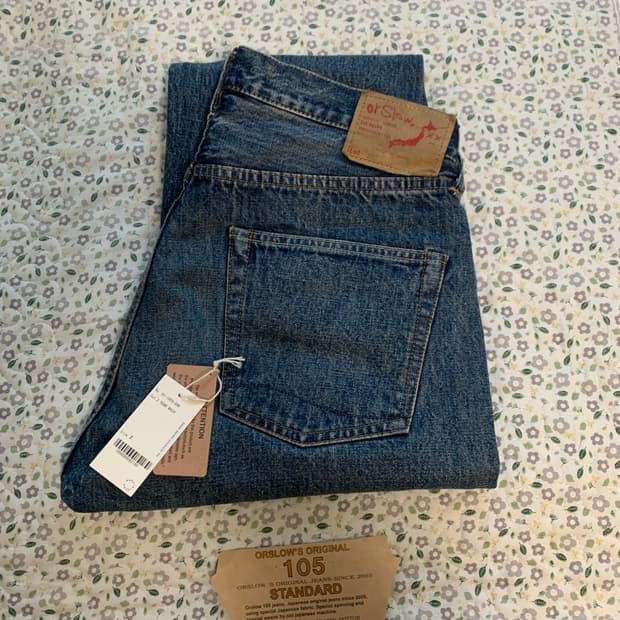 [2] 오어슬로우 01-1050 105 2years 스탠다드 셀비지데님