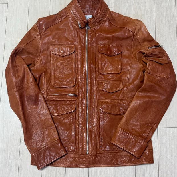 빈티지 100%양가죽 자켓