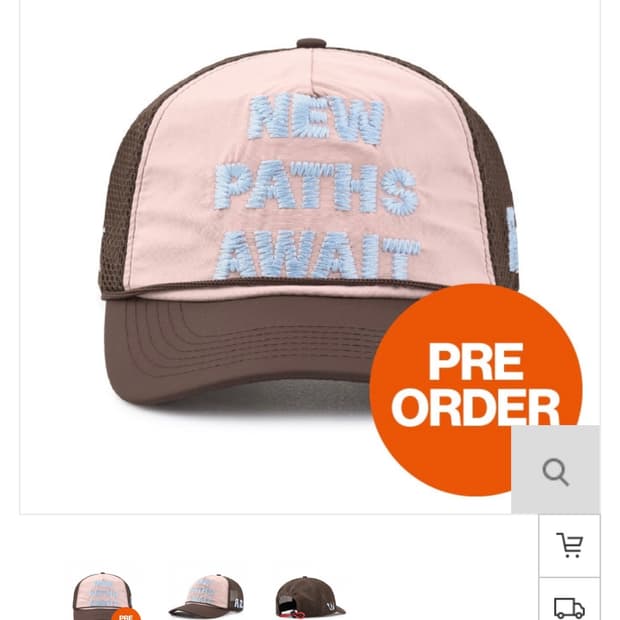 알렉스 조노 우즈 Alex zono x wodz trucker hat