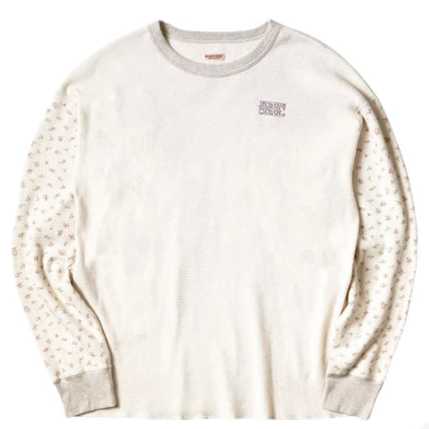 캐피탈 와플 저지 스몰 플라워 핑크