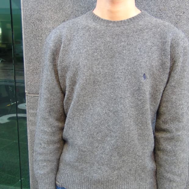 폴로 램스울 니트 m