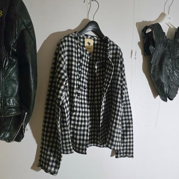 Klasica button check jacket