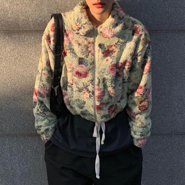 에스이오 플로럴 멀티퍼 자켓