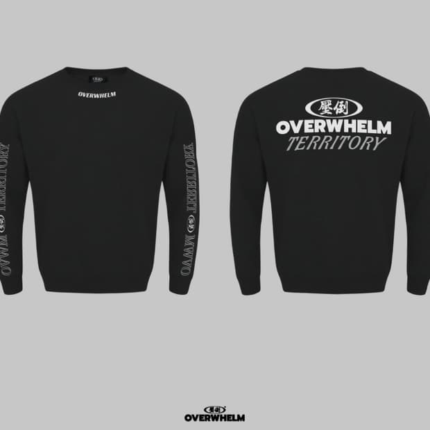 압도 TERRITORY 맨투맨 미개봉 새상품