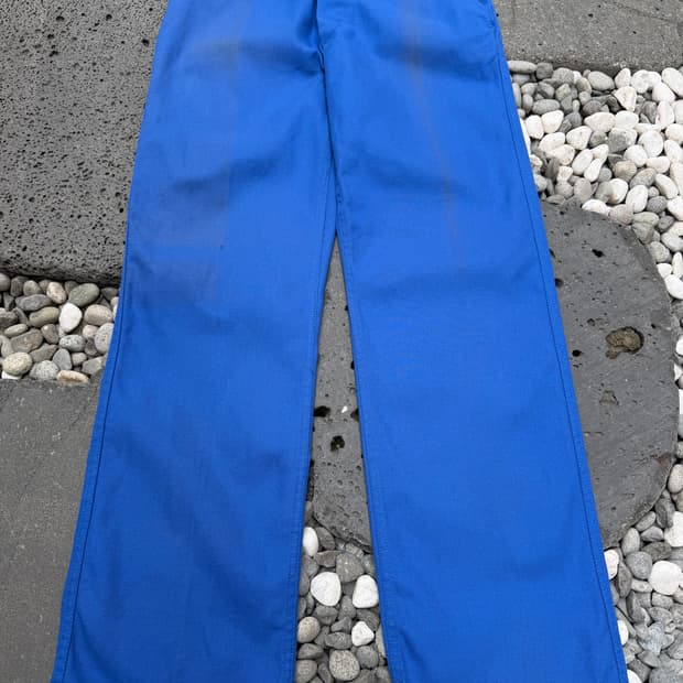 1970s LE COQ BORDEAUX SUN FADED 프렌치워크팬츠