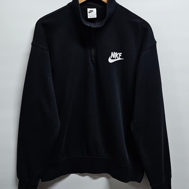 나이키 반집업 스웻셔츠 M