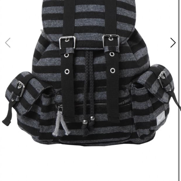 파히섬 탠스댄스 스트라이프 백팩