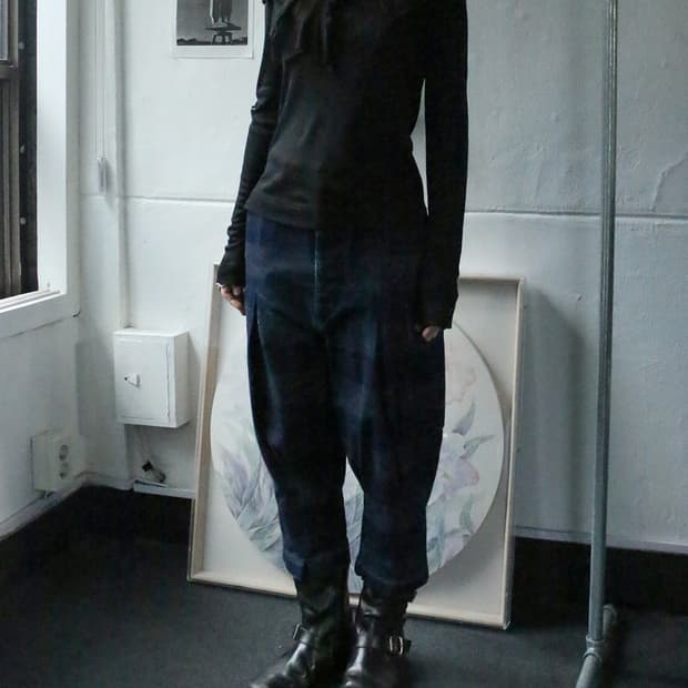 비비안 웨스트우드 스트라이프 카고 팬츠