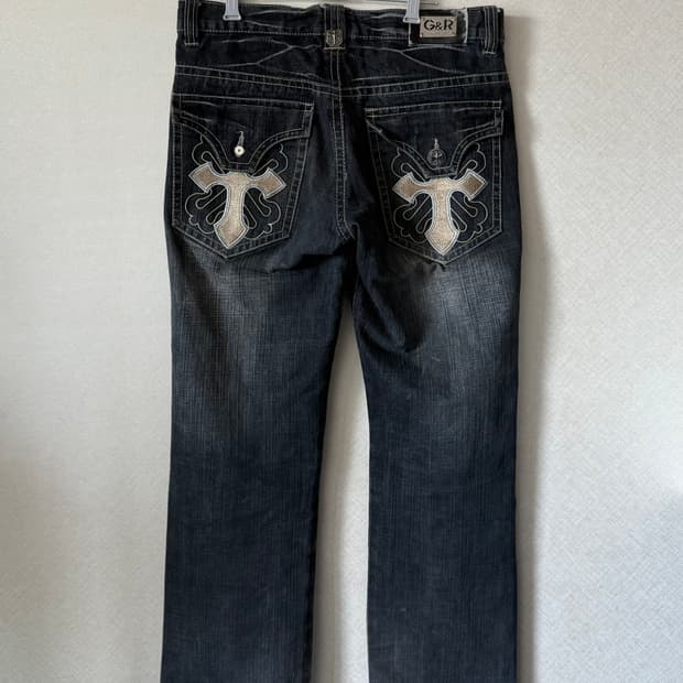 00s detailed jeans