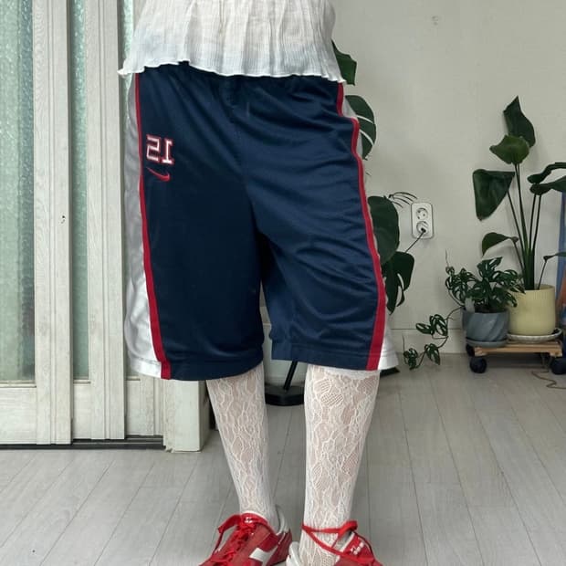 90s 나이키 네이비 화이트 반바지
