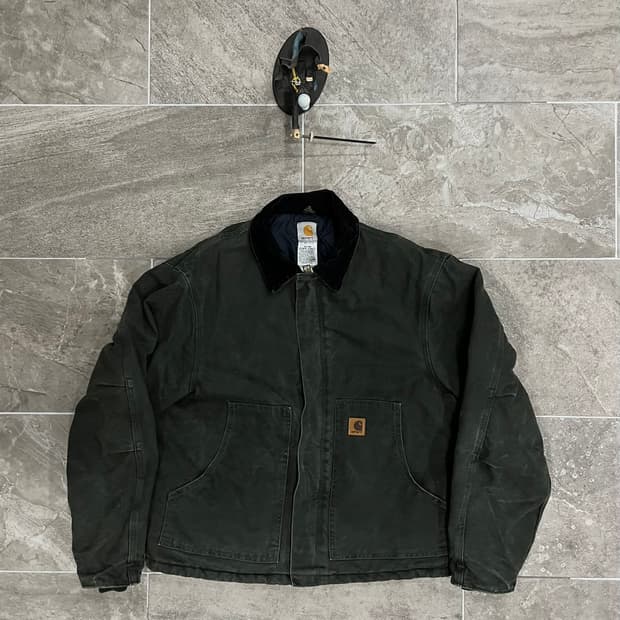 (L) 칼하트 덕 디트로이트 자켓 J22 MOS 모스그린