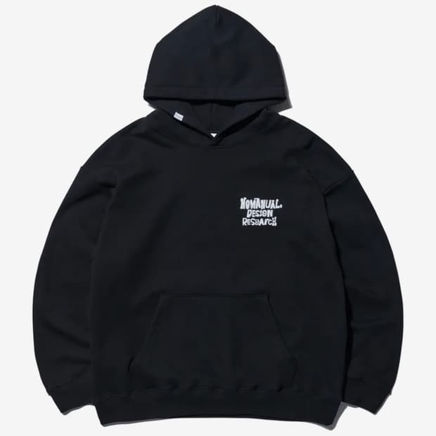 노매뉴얼 후드티 L