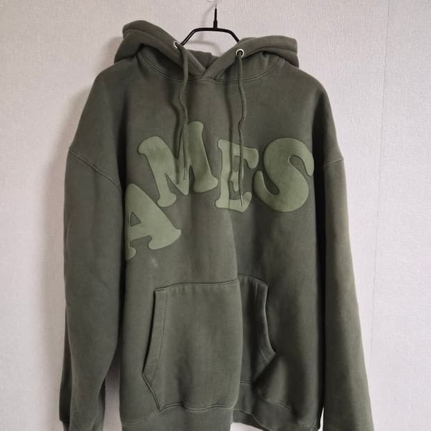 아메스 월드와이드 후드티 올리브 L (95-100)