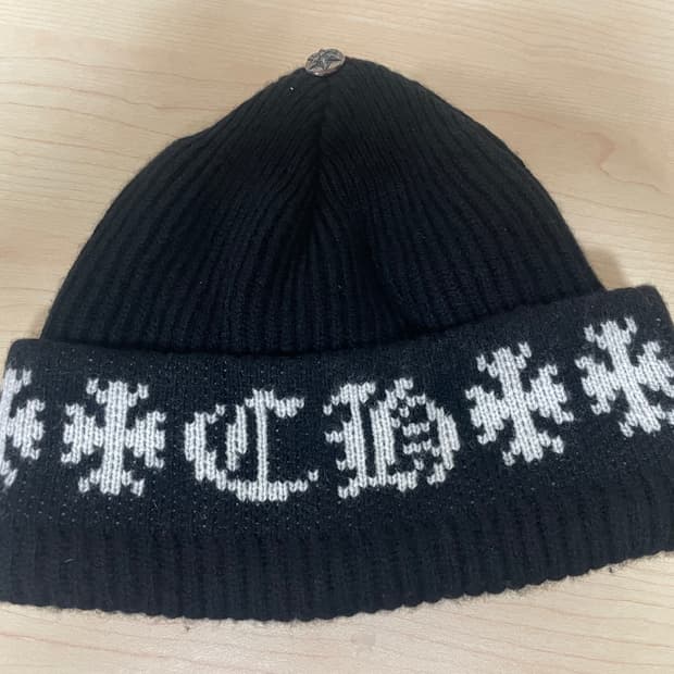 (OS) 크롬하츠 빅대디 캐시미어 비니 블랙 