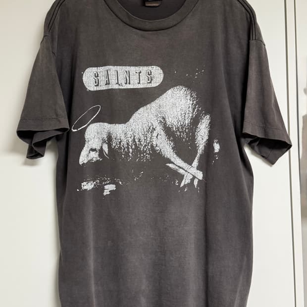 [XL] 세인트미카엘 사자와 양 티셔츠
