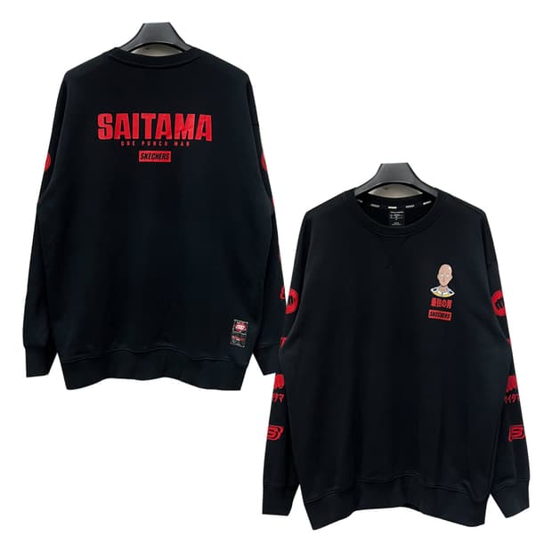 스케쳐스 x 원펀맨 사이타마 맨투맨 XL