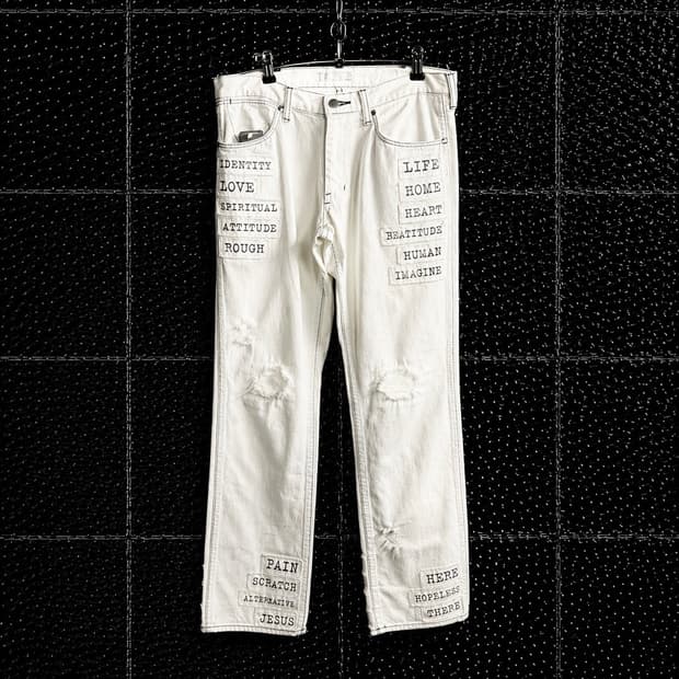 넘버나인 02 패치워크 팬츠