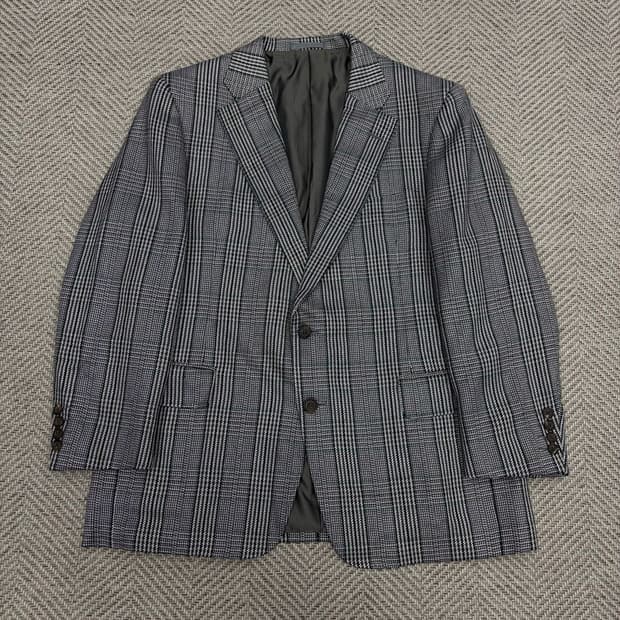 버버리 울블렌드 체크블레이저 v5013