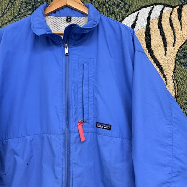 90s 파타고니아 블루 봄버 자켓 made in USA (XL) 
