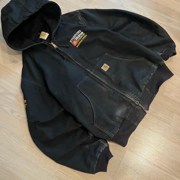 칼하트 덕 액티브 자켓 블랙 L