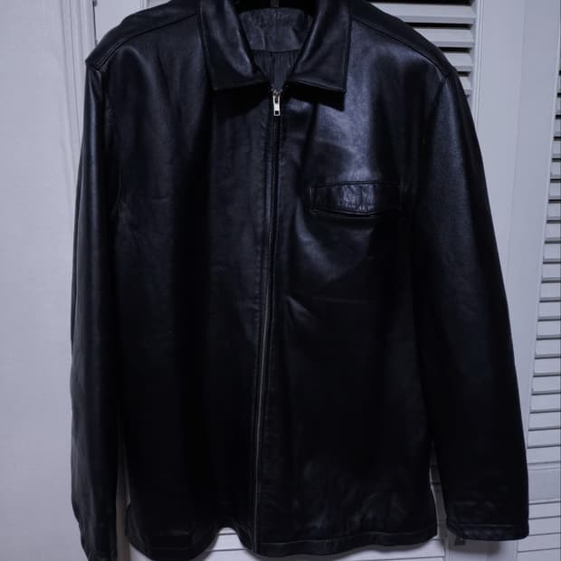 52 알마니 양가죽 자켓