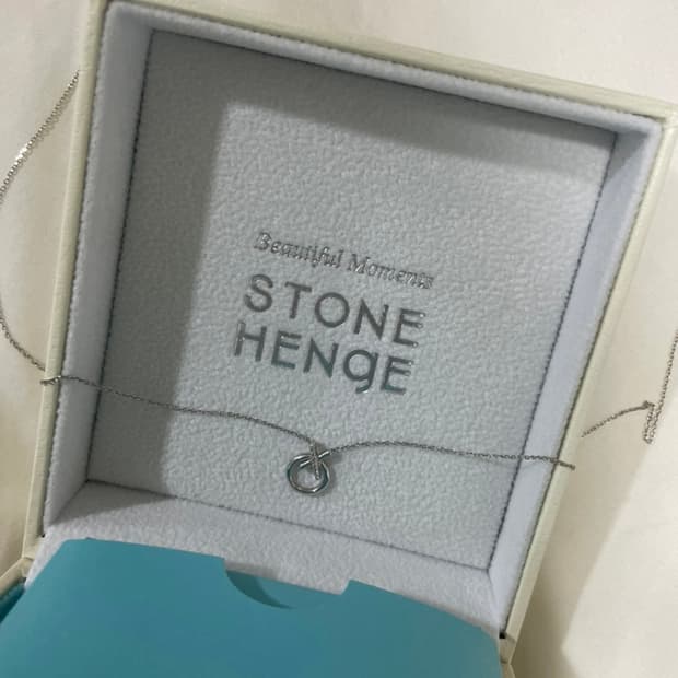 스톤헨지 Stonehenge XOXO 실버 목걸이