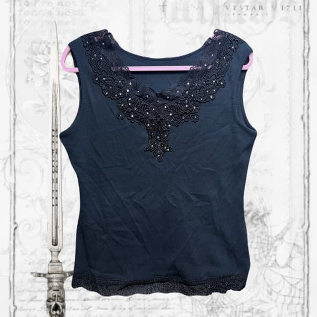 블랙페어리 모리걸 슬리브리스 나시