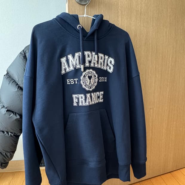 아미 파리 프랑스 후드 노틱 블루