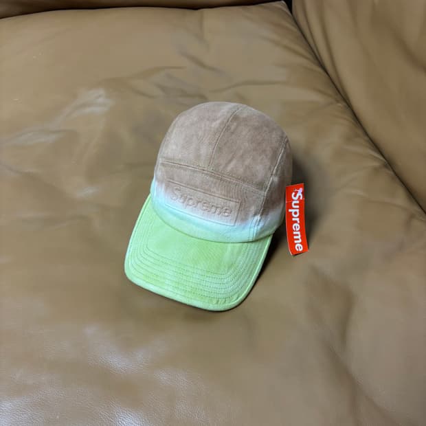 Supreme 슈프림 멀티 컬러 다이 캠프캡 모자 Multi Color