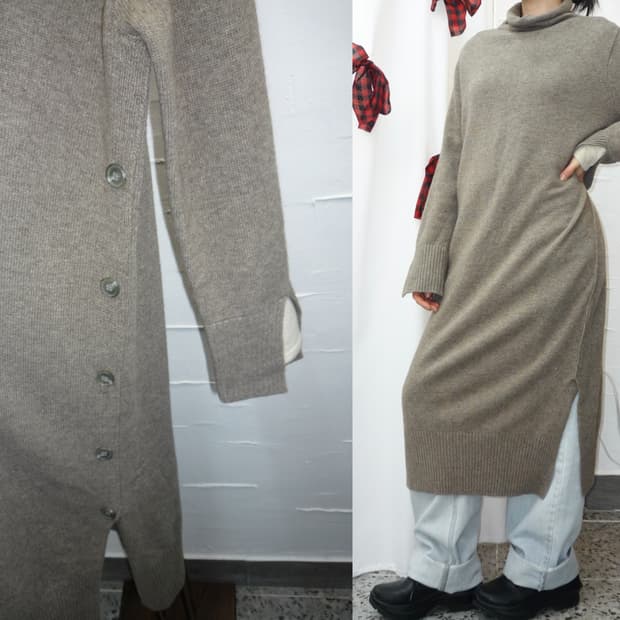 Buttons point knit ops