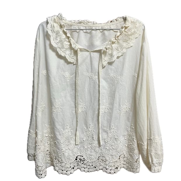 Antique bloom blouse