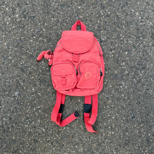 키플링 핑크 미니 백팩 가방