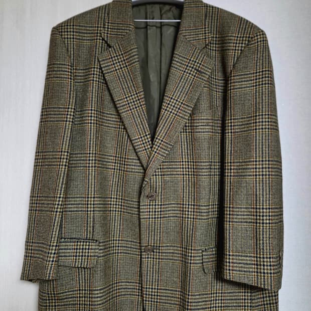 [GFT정품] 빈티지 발렌티노 우모 퓨어 울 체크 블레이저
