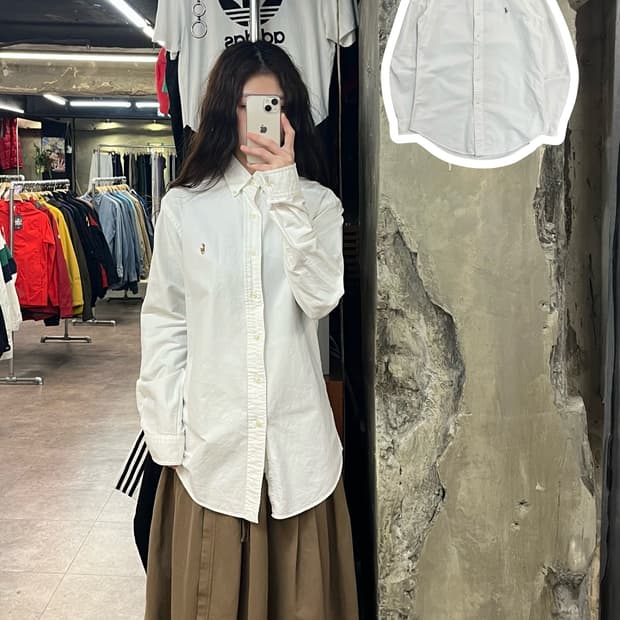 폴로 랄프로렌 셔츠 화이트 S #csz2266