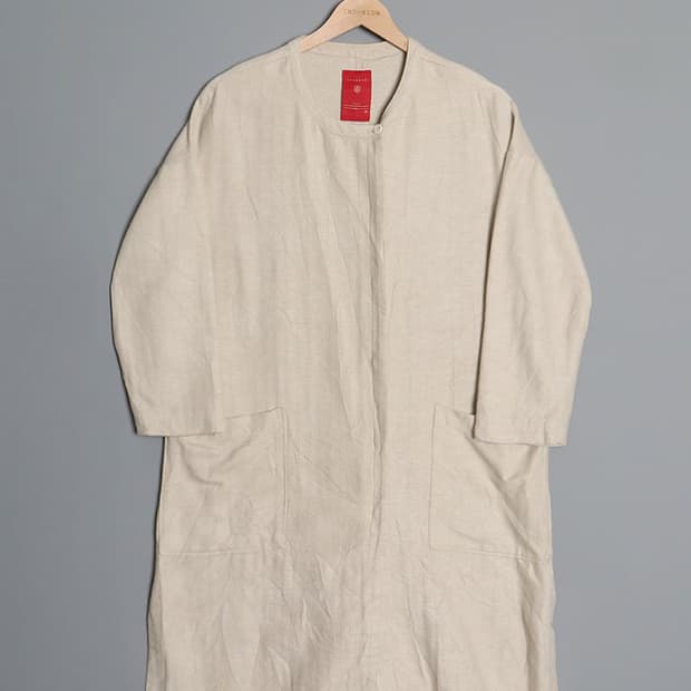LILASIC Herringbone Linen Coat